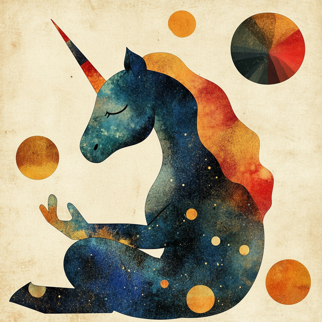 Meditating Unicorn